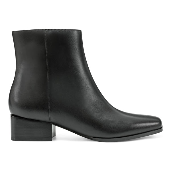 Easy Spirit Sidney Dress Booties Black Leather