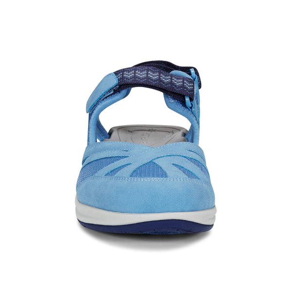 Easy Spirit Splash Flat Hiking Sandals Medium Blue