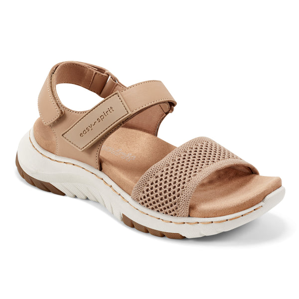 Easy Spirit Sway Casual Platform Sandals Natural