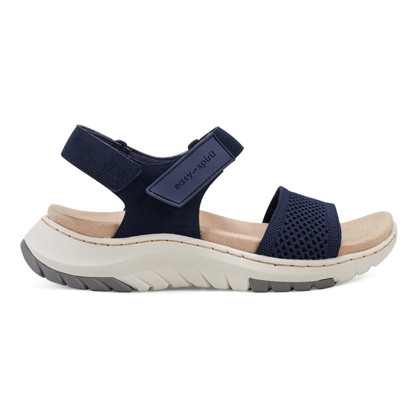 Easy Spirit Sway Casual Platform Sandals Navy