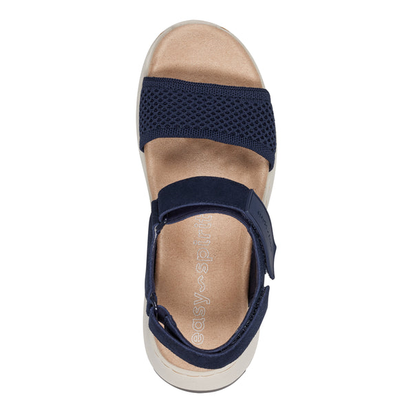 Easy Spirit Sway Casual Platform Sandals Navy