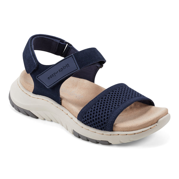 Easy Spirit Sway Casual Platform Sandals Navy
