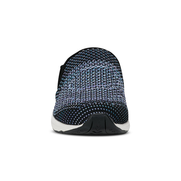Easy Spirit Takeknit Eco Clogs Black/Blue Knit
