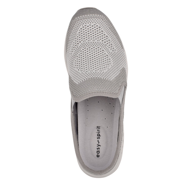 Easy Spirit Takeknit Eco Clogs Grey Recycled Knit