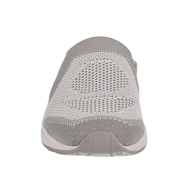 Easy Spirit Takeknit Eco Clogs Grey Recycled Knit