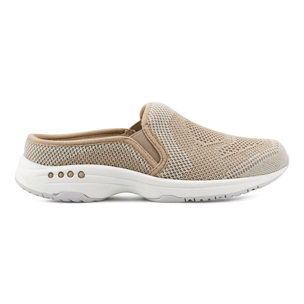 Easy Spirit Takeknit Eco Clogs Tan Recycled Knit