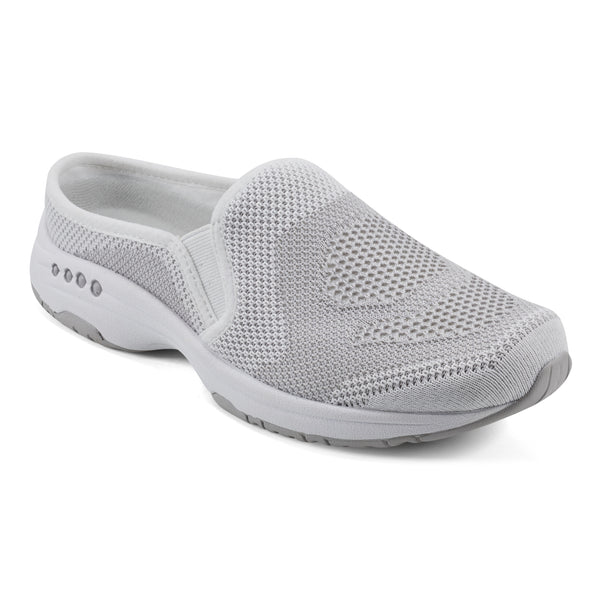 Easy Spirit Takeknit Eco Clogs White Knit