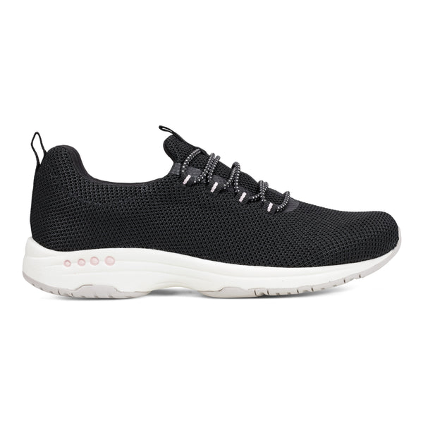 Easy Spirit Tame Slip On Sneakers Black Knit