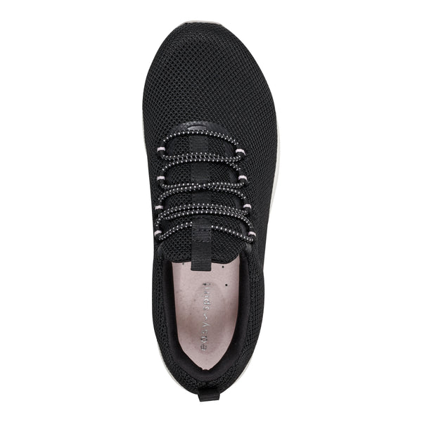 Easy Spirit Tame Slip On Sneakers Black Knit
