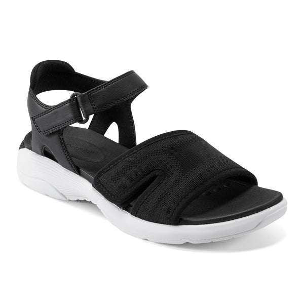 Easy Spirit Tayton Flat Sandals Black