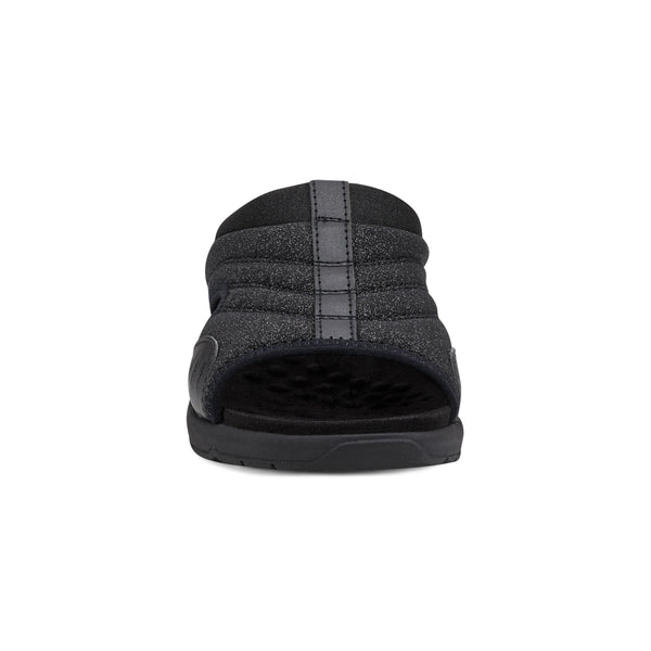 Easy Spirit Traciee Slip On Sandals Black Glitter