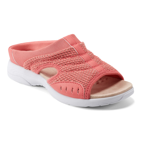Easy Spirit Traciee Slip On Sandals Coral