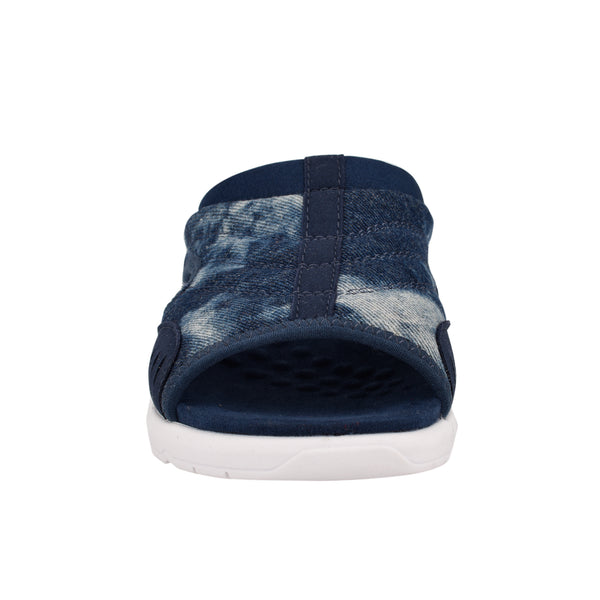 Easy Spirit Traciee Slip On Sandals Denim Tie Dye