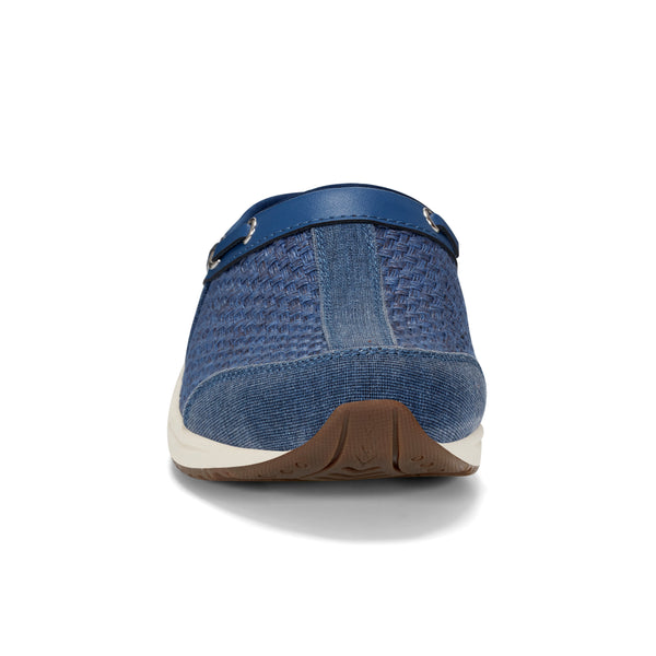 Easy Spirit Travelport Clogs Navy Woven
