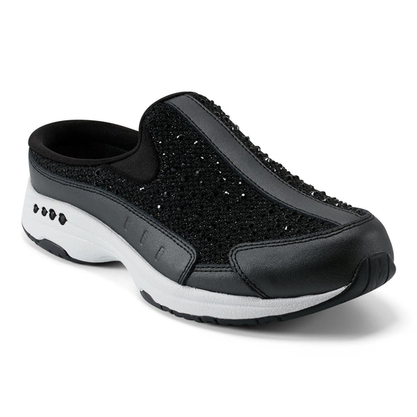 easy spirit Travelsparkle Clogs Black