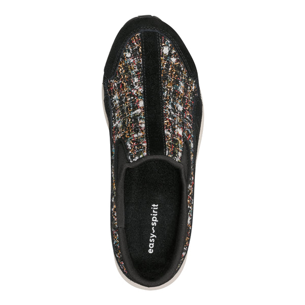 Easy Spirit Traveltime Clogs Black Boucle Multi