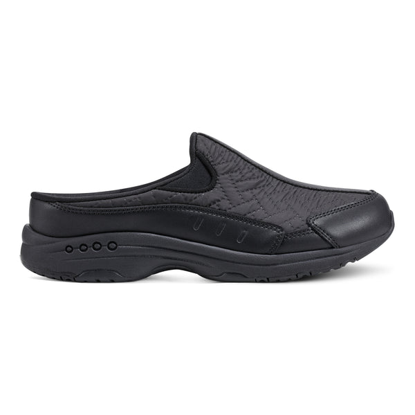 Easy Spirit Traveltime Clogs Black Nylon