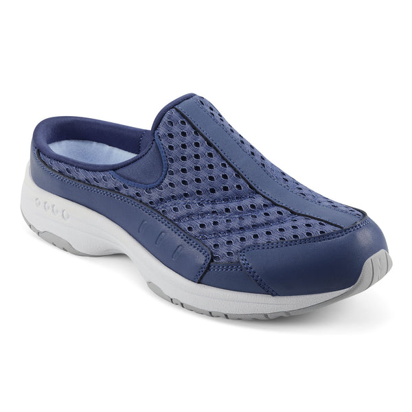 Easy Spirit Traveltime Clogs Blue Mesh Multi