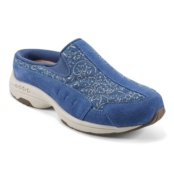 easy spirit Traveltime Clogs Denim/Gold