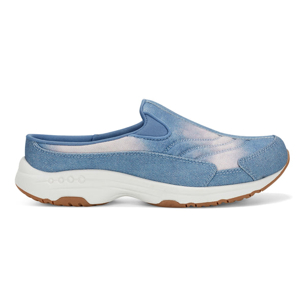 Easy Spirit Traveltime Clogs Denim/Pink Tie Dye