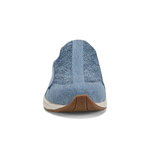 Easy Spirit Traveltime Clogs Denim Raffia