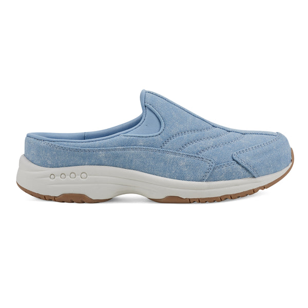 Easy Spirit Traveltime Clogs Light Blue Denim