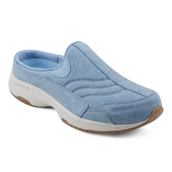 easy spirit Traveltime Clogs Light Blue Denim