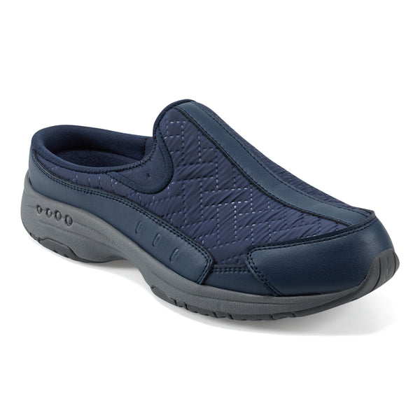 Easy Spirit Traveltime Clogs Navy Nylon