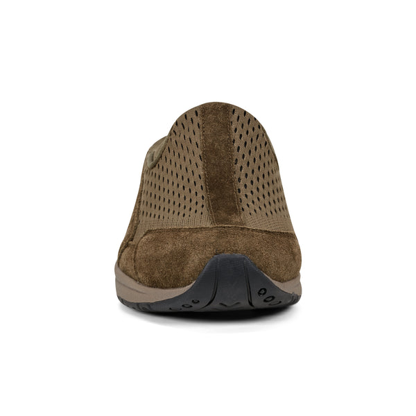 Easy Spirit Traveltime Clogs Olive Suede