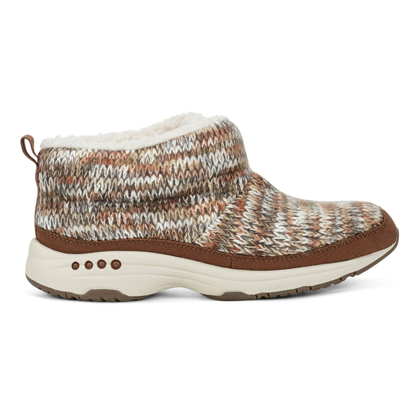 Easy Spirit Trippin Cozy Booties Brown Multi