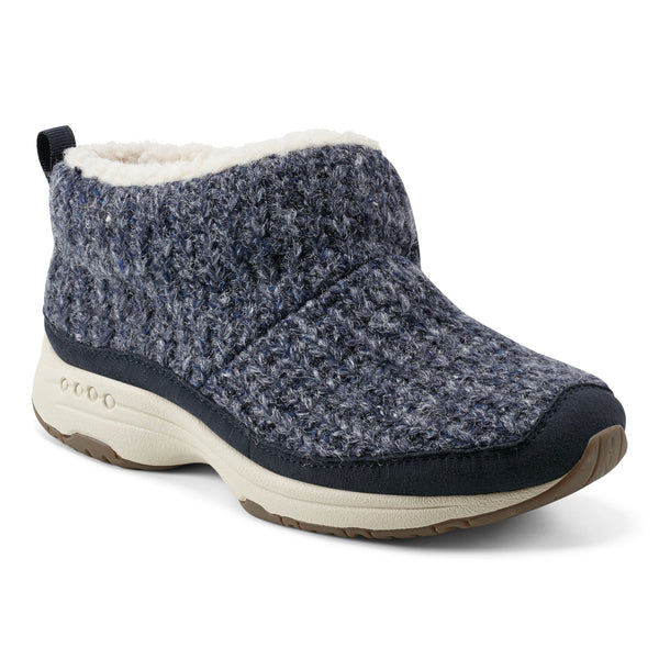 Easy Spirit Trippin Cozy Booties Navy