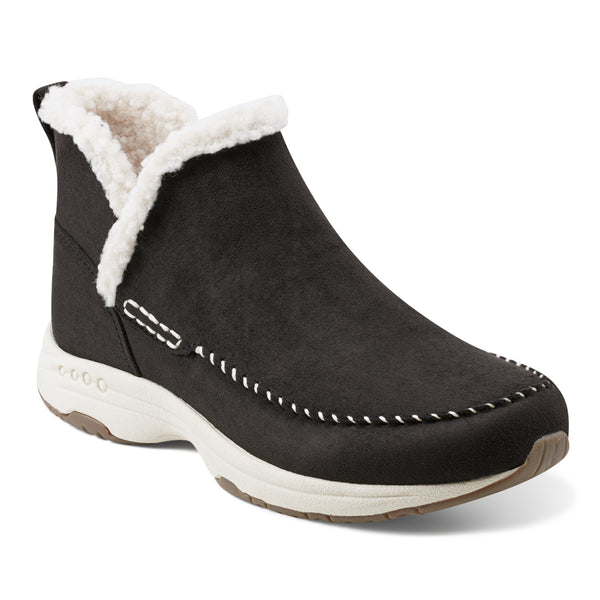 Easy Spirit Tuva Cozy Booties Black