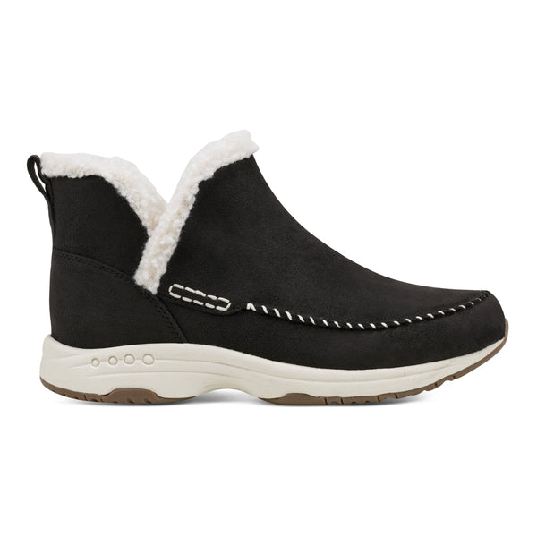 Easy Spirit Tuva Cozy Booties Black