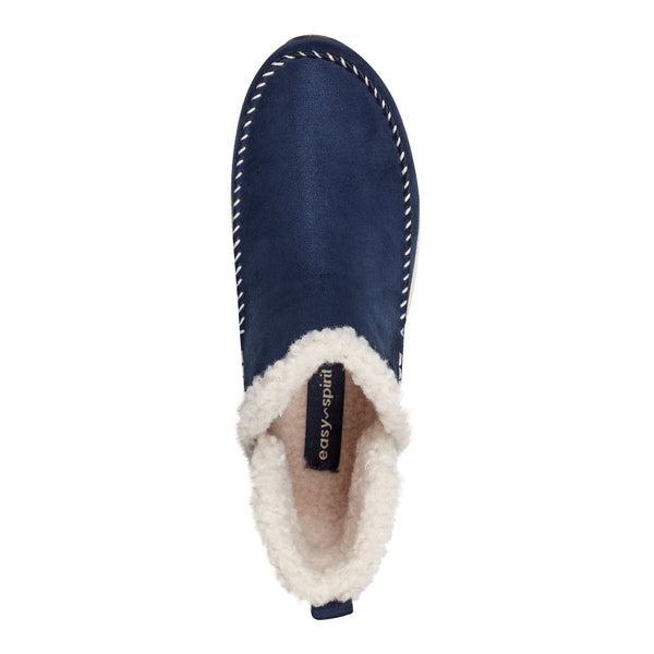 Easy Spirit Tuva Cozy Booties Navy