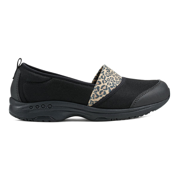 Easy Spirit Twist Slip On Sneakers Black/Leopard