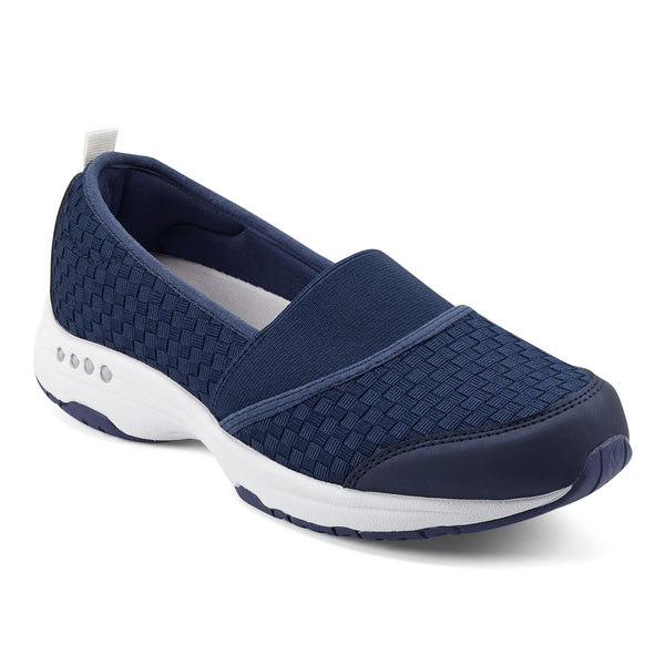 Easy Spirit Twist Slip On Sneakers Navy Woven