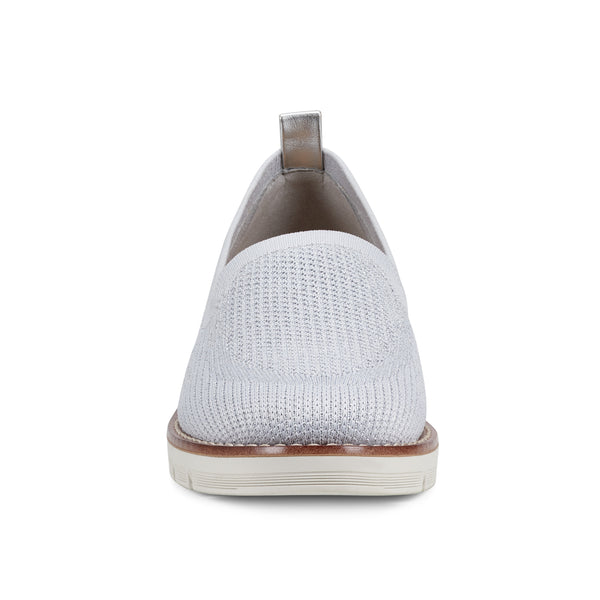Easy Spirit Valina Casual Slip On Flats Light Grey