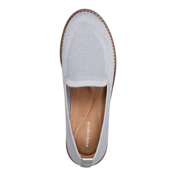 Easy Spirit Valina Casual Slip On Flats Light Grey