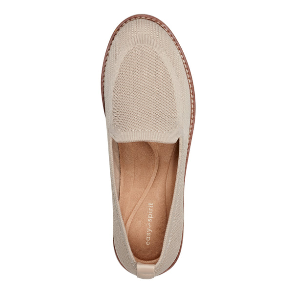 Easy Spirit Valina Casual Slip On Flats Natural