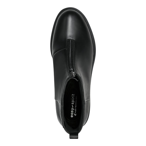 Easy Spirit Vasso Casual Booties Black Leather
