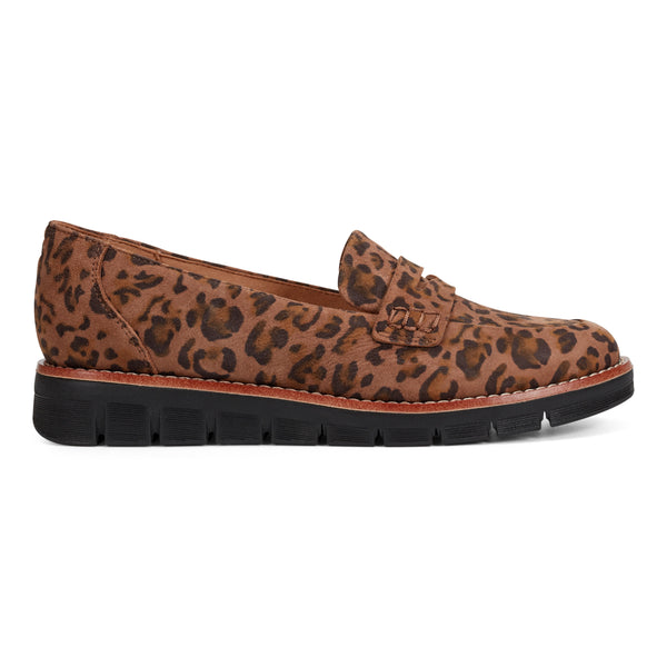 Easy Spirit Velia Casual Slip On Loafers Leopard