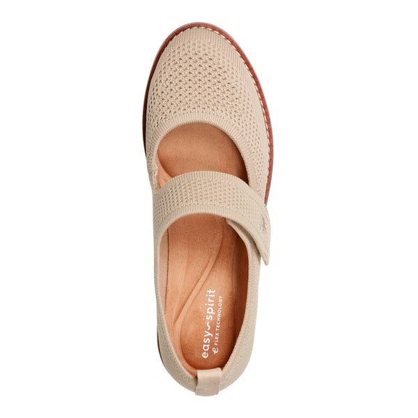 Easy Spirit Venna Casual Mary Jane Flats Natural
