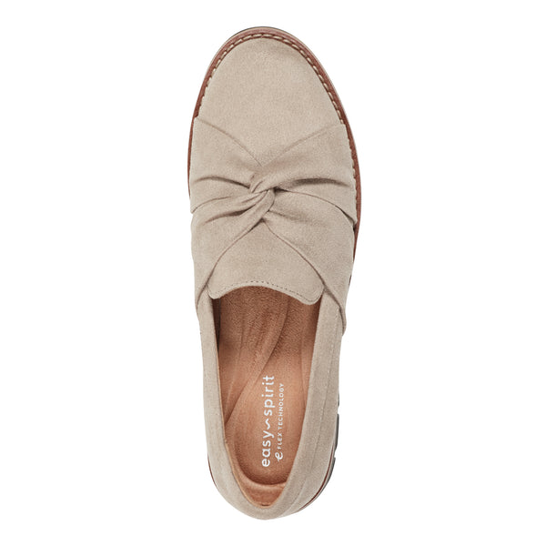 Easy Spirit Vitalia Knotted Slip On Loafers Taupe