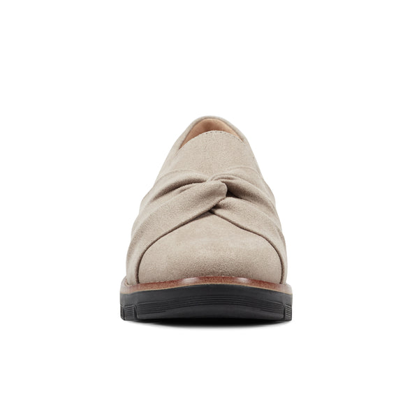 Easy Spirit Vitalia Knotted Slip On Loafers Taupe