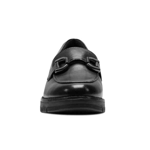 Easy Spirit Vivy Tailored Loafers Black Leather