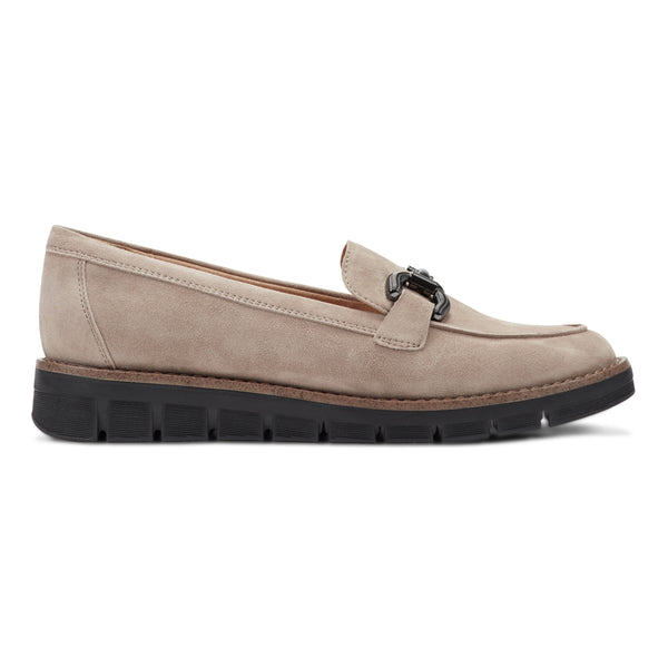 Easy Spirit Vivy Tailored Loafers Taupe Suede