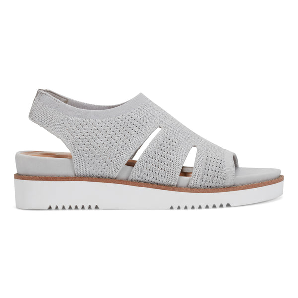 Easy Spirit Winslow Flat Sandals Light Grey