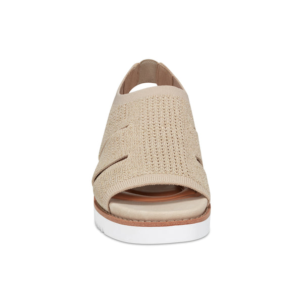 Easy Spirit Winslow Flat Sandals Natural Leather