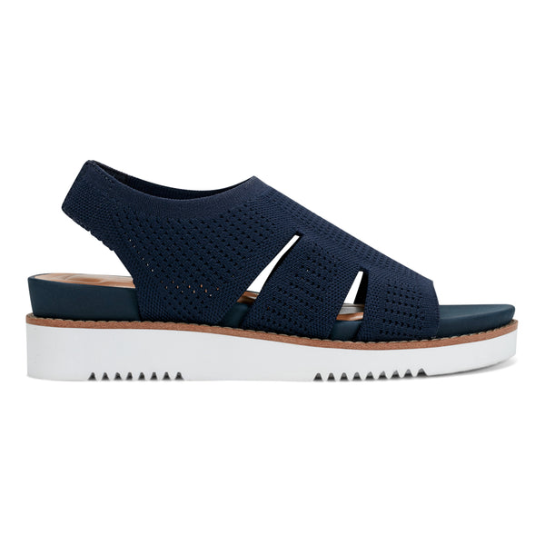 Easy Spirit Winslow Flat Sandals Navy