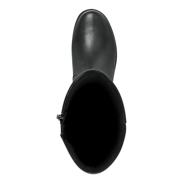 Easy Spirit Yumi Casual Tall Wedge Boots Black